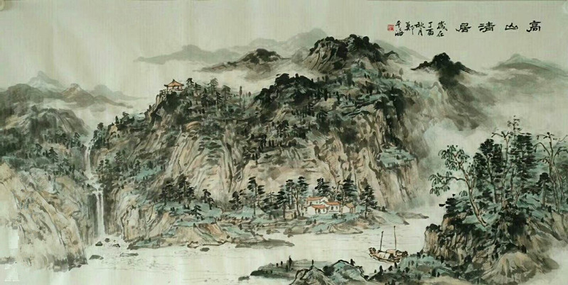 郑平海山水画新作